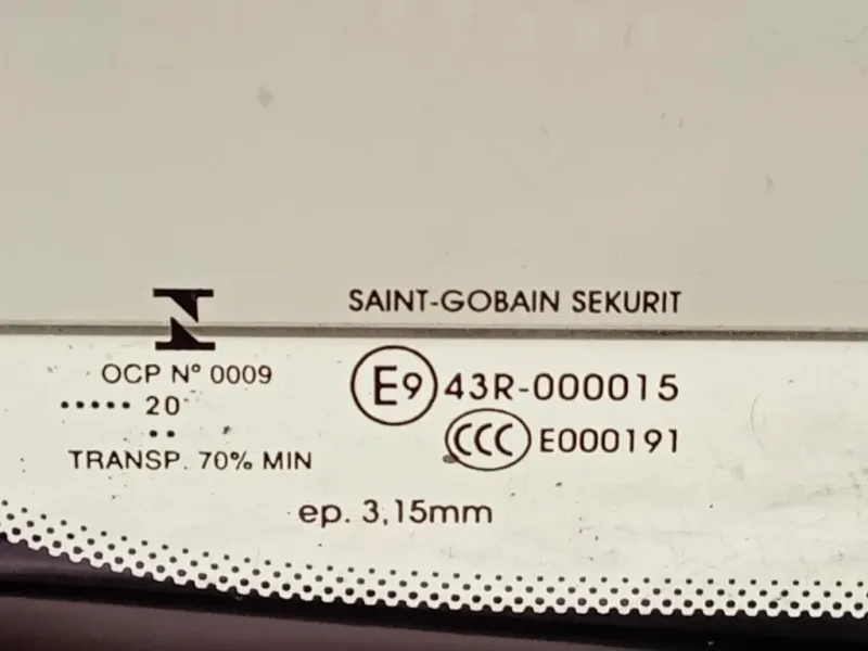 Cristallo Fisso Parafango POST SX CRISTALLO FISSO PARAFANGO POST SX Opel Combo E 2018