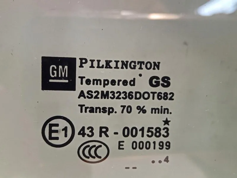 Cristallo Fisso Porta ANT DX CRISTALLO FISSO PORTA ANT DX Opel Astra J 2012