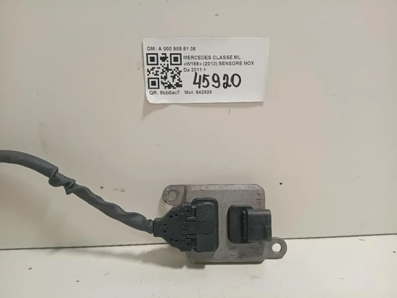 Sensore NOX A 000 905 51 06 Mercedes Classe ML W166 2012