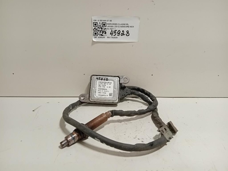 Sensore NOX A 000 905 37 06 Mercedes Classe ML W166 2012