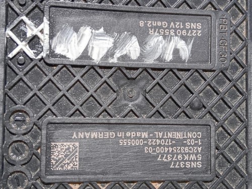 Cristallo Fisso Porta ANT DX 1T0845412B5AP Volkswagen Touran II 2007
