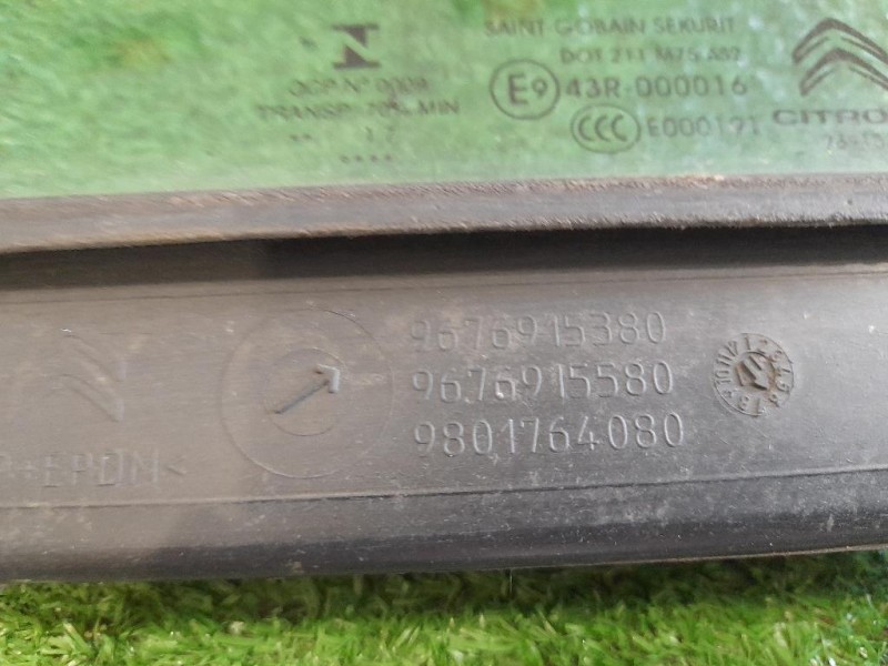Cristallo Fisso Porta POST DX 9801764080 Citroen C4 Grand Picasso II 2016