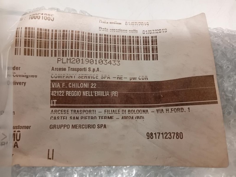 Cristallo Fisso Porta POST DX 9817123780 Citroen C5 Aircross 2018