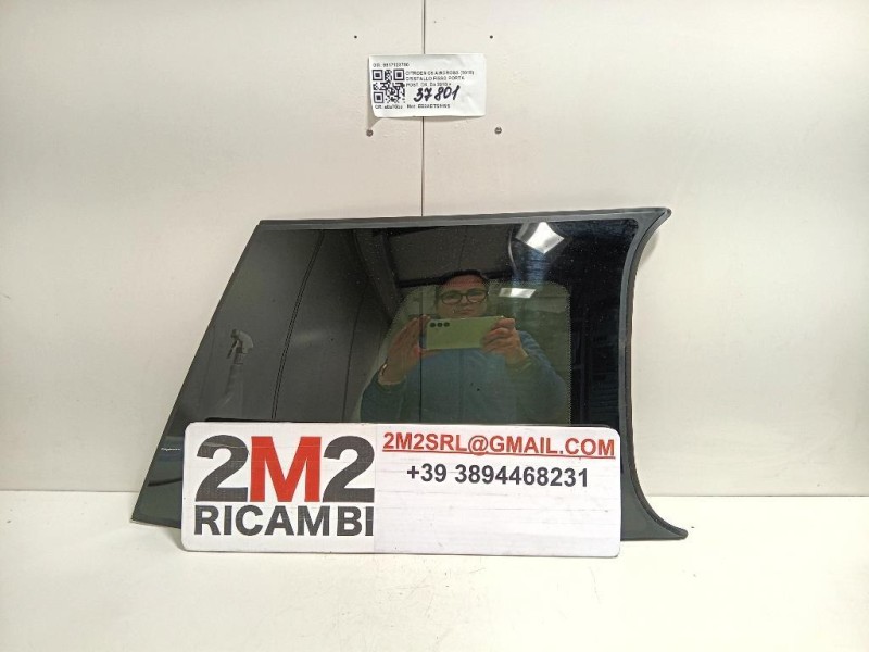Cristallo Fisso Porta POST DX 9817123780 Citroen C5 Aircross 2018