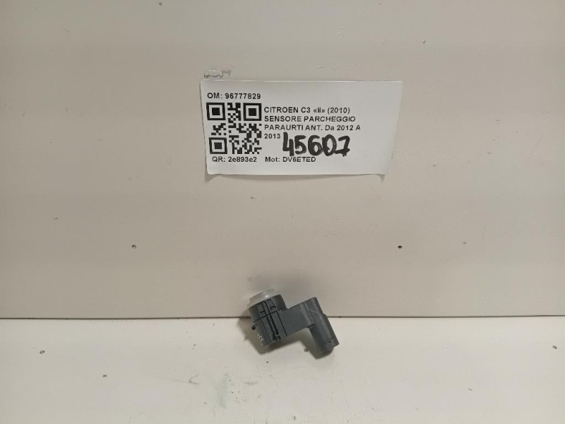 Sensore Parcheggio Paraurti ANT 96777829 Citroen C3 II 2010