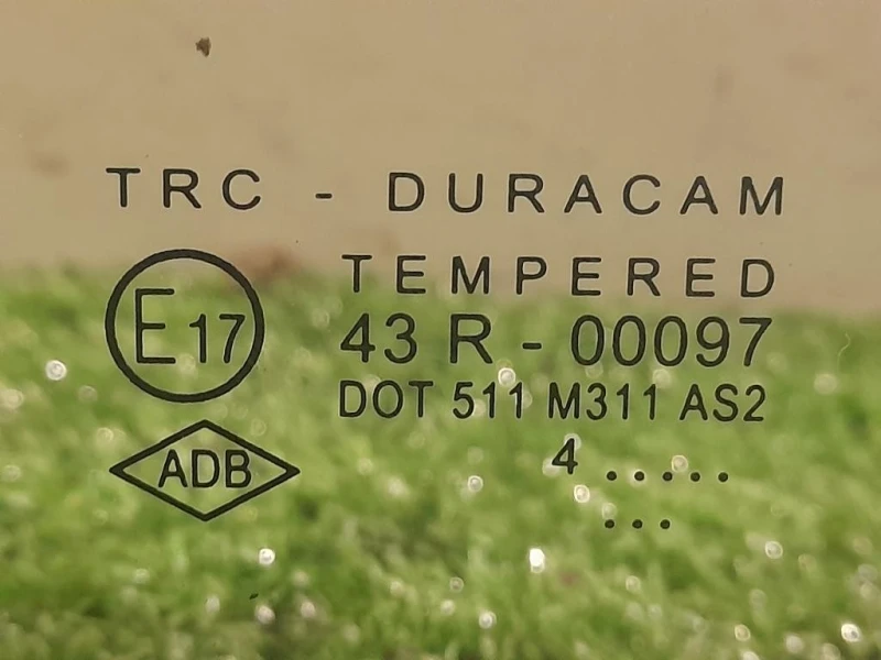 Cristallo Fisso Porta POST DX 43R-00097 Dacia Sandero I 2008