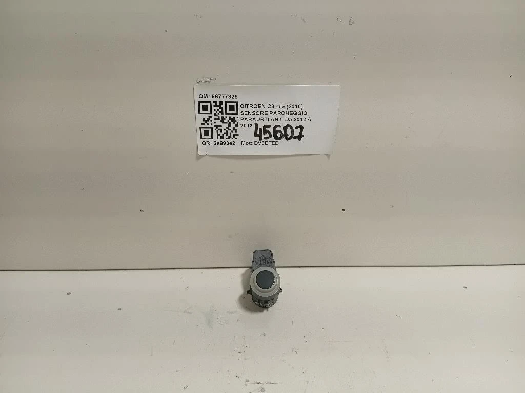 Sensore Parcheggio Paraurti ANT 96777829 Citroen C3 II 2010