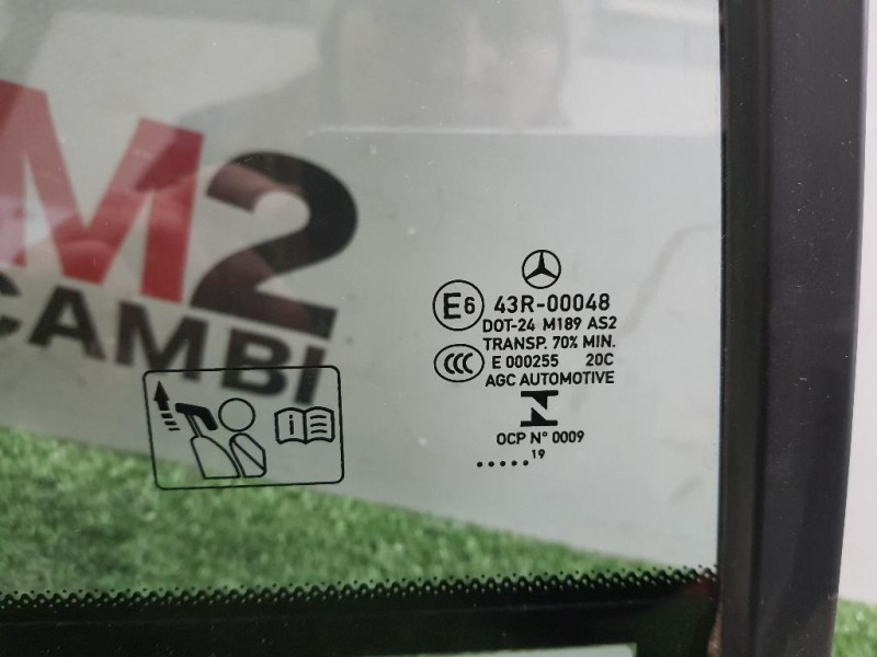 Cristallo Fisso Porta POST DX A1777300200 Mercedes Classe A W177 2018