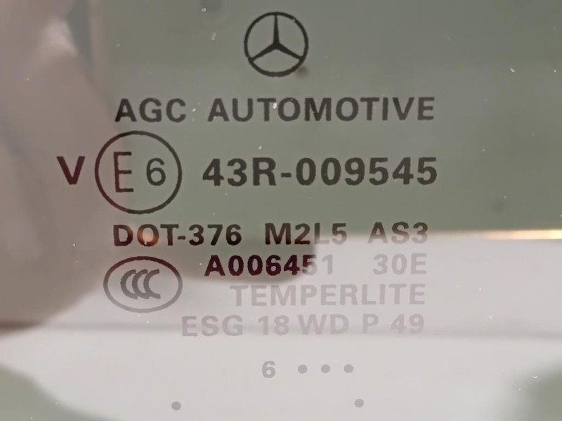 Cristallo Fisso Porta POST DX A166 7301455 Mercedes Classe GLE W166 2015