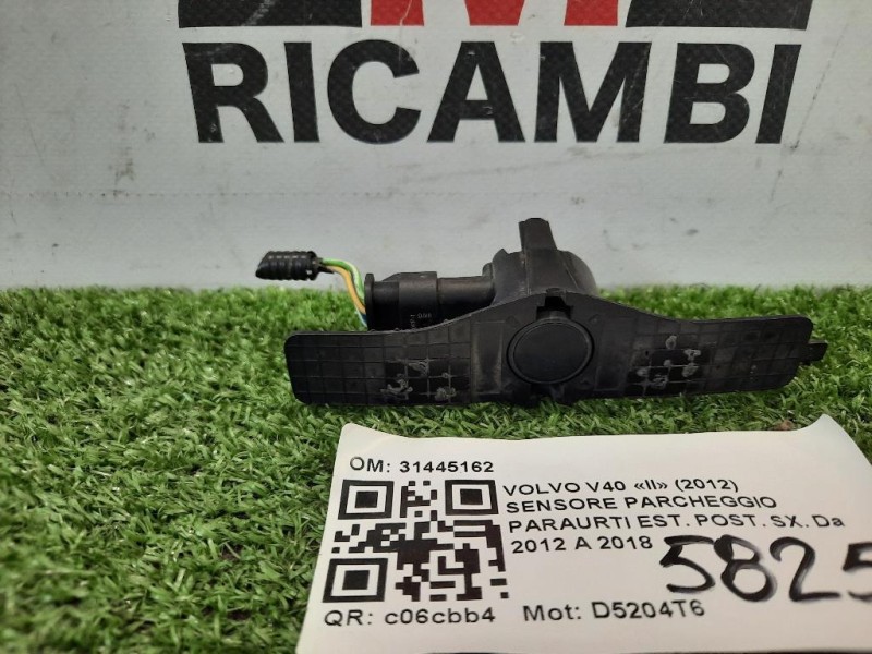 Sensore Parcheggio Paraurti EST POST SX 31445162 Volvo V40 II 2012