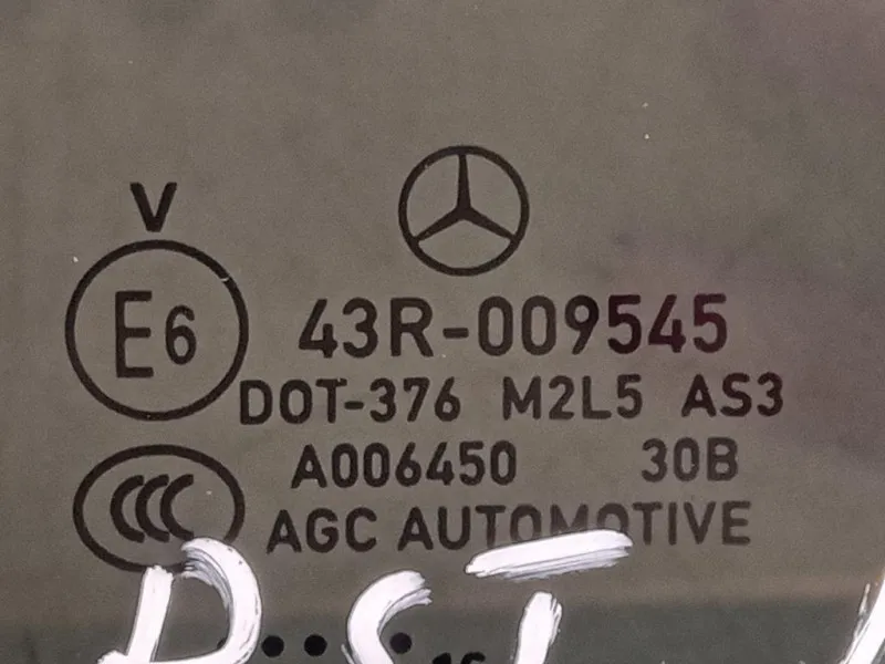 Cristallo Fisso Porta POST DX A2927300255 Mercedes Classe GLE W166 2015
