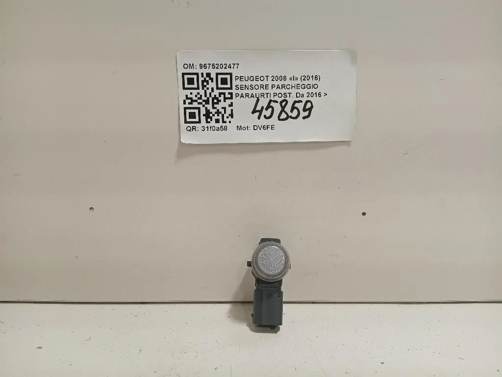 Sensore Parcheggio Paraurti POST 9675202477 Peugeot 2008 I 2016