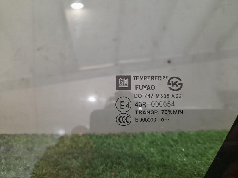 Cristallo Fisso Porta POST SX 96833087 Chevrolet Cruze 2009