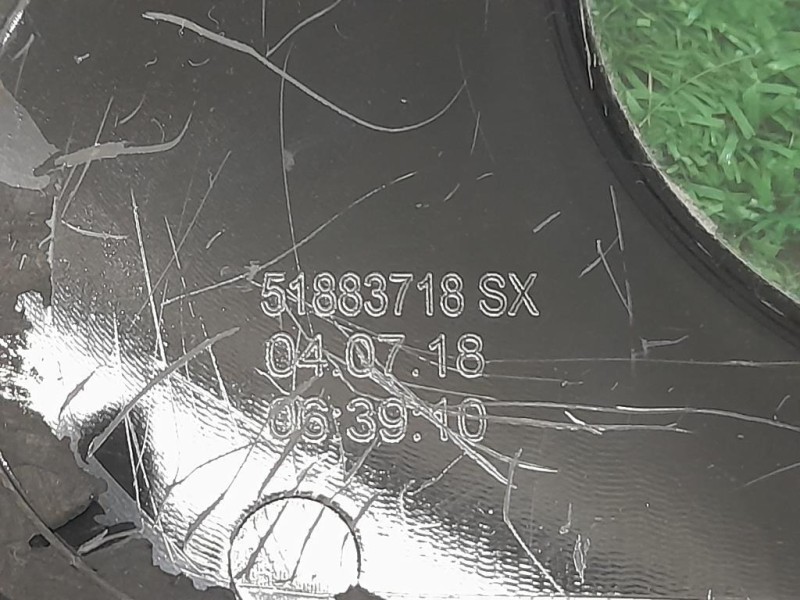 Cristallo Fisso Porta POST SX 51883718 Fiat 500 II 2008