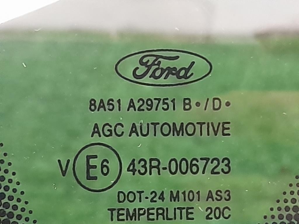 Cristallo Fisso Porta POST SX 8A61A29751B Ford Fiesta VII 2017