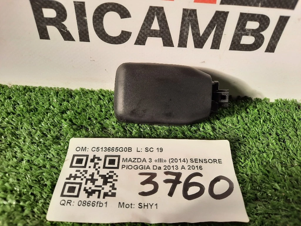 Sensore Pioggia C513665G0B Mazda 3 III 2014