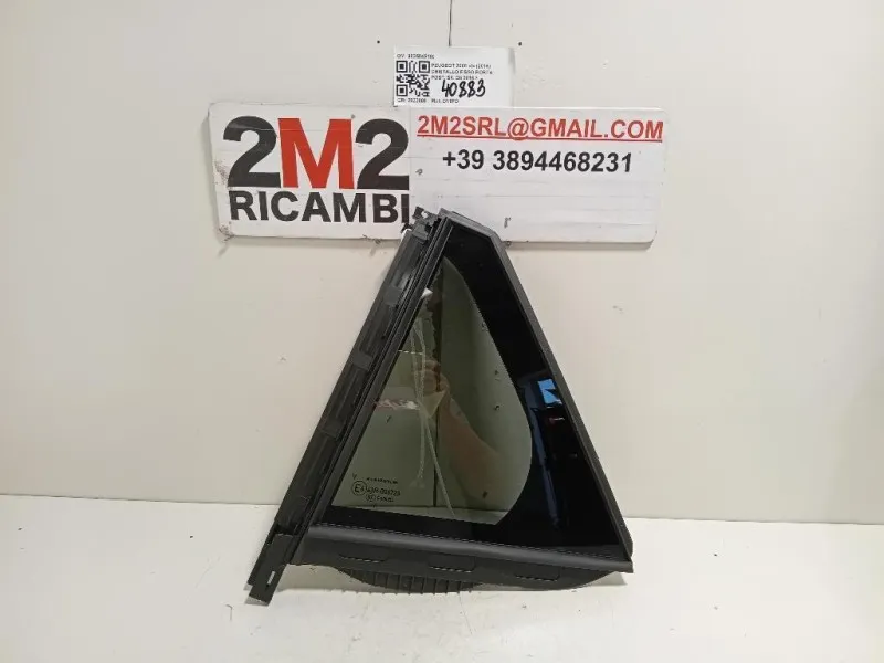 Cristallo Fisso Porta POST SX 9825845180 Peugeot 2008 I 2016