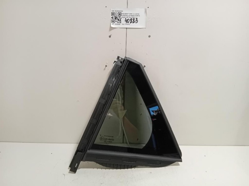 Cristallo Fisso Porta POST SX 9825845180 Peugeot 2008 I 2016