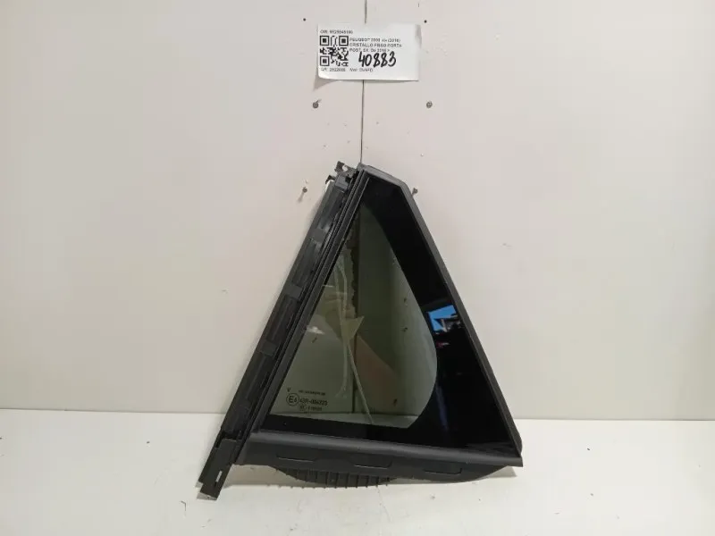 Cristallo Fisso Porta POST SX 9825845180 Peugeot 2008 I 2016