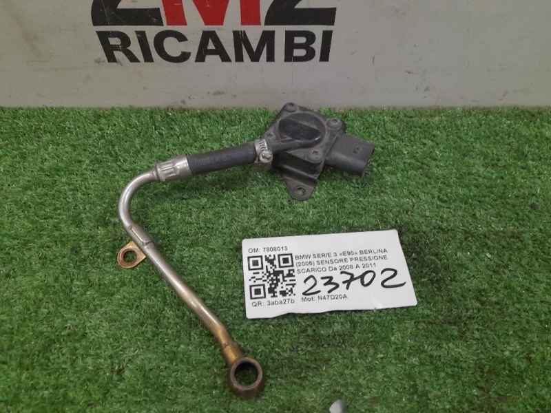 Sensore Pressione Scarico 7808013 Bmw Serie 3 E90 Berlina 2005