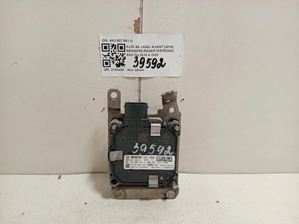 Sensore Radar Distronic ACC 4K0 907 561 G Audi A6 4GD Avant 2016