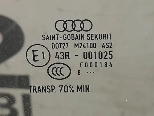 Cristallo Scendente Porta ANT DX VETRO CRISTALLO PORTA 43R001025 Audi A3 8V1 2012