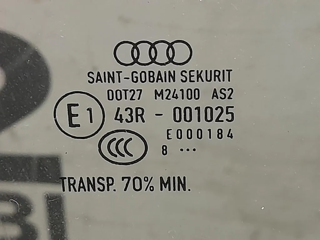 Cristallo Scendente Porta ANT DX VETRO CRISTALLO PORTA 43R001025 Audi A3 8V1 2012