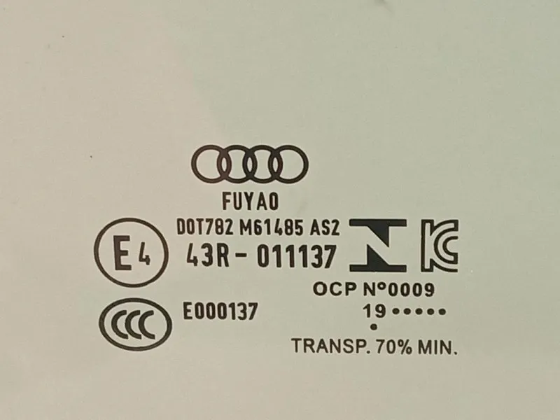 Cristallo Scendente Porta ANT DX 4K0 845 202 Audi A6 4a5c8 Avant 2018