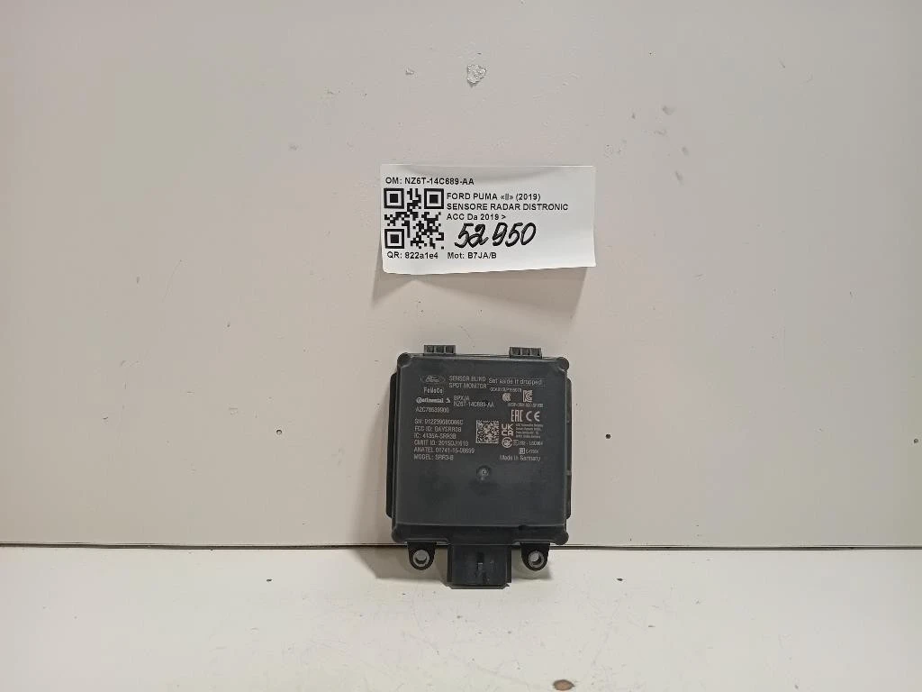 Sensore Radar Distronic ACC NZ6T-14C689-AA Ford PUMA II 2019
