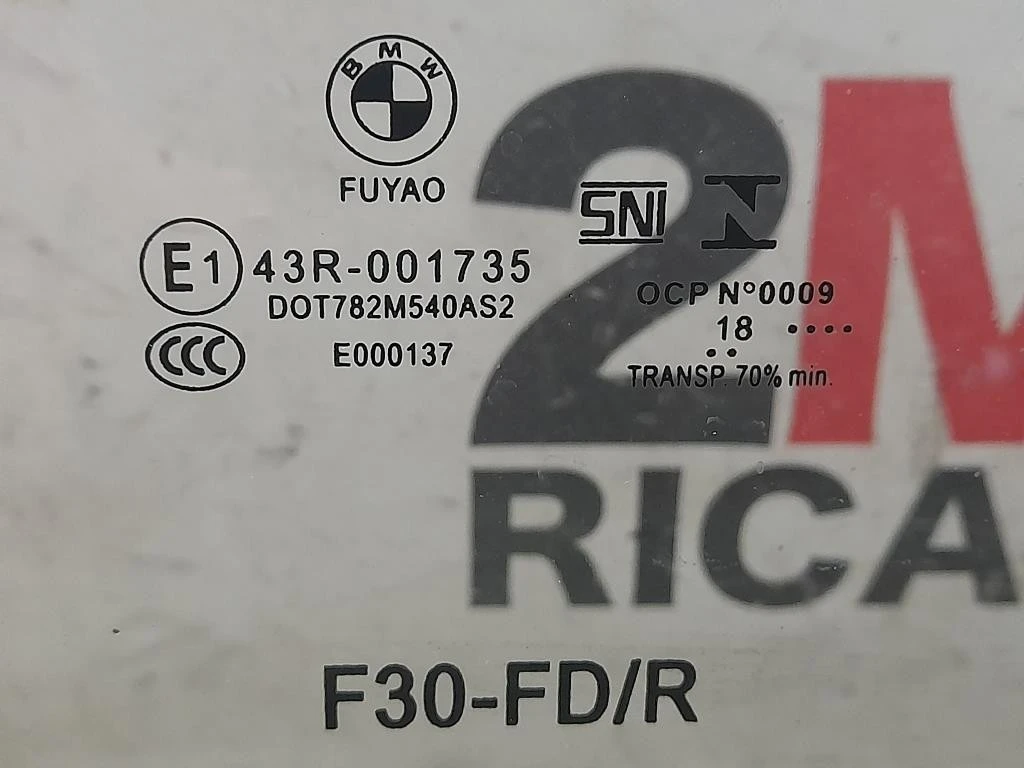 Cristallo Scendente Porta ANT DX VETRO CRISTALLO PORTA 43R001735 Bmw Serie 3 F30 Berlina 2012