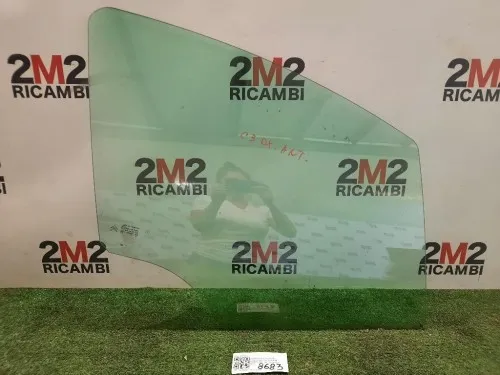 Cristallo Scendente Porta ANT DX VETRO CRISTALLO PORTA 9202P4 Citroen C3 II 2010