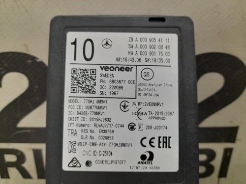 Cristallo Scendente Porta ANT DX 43R00049 Kia CEED III 2018