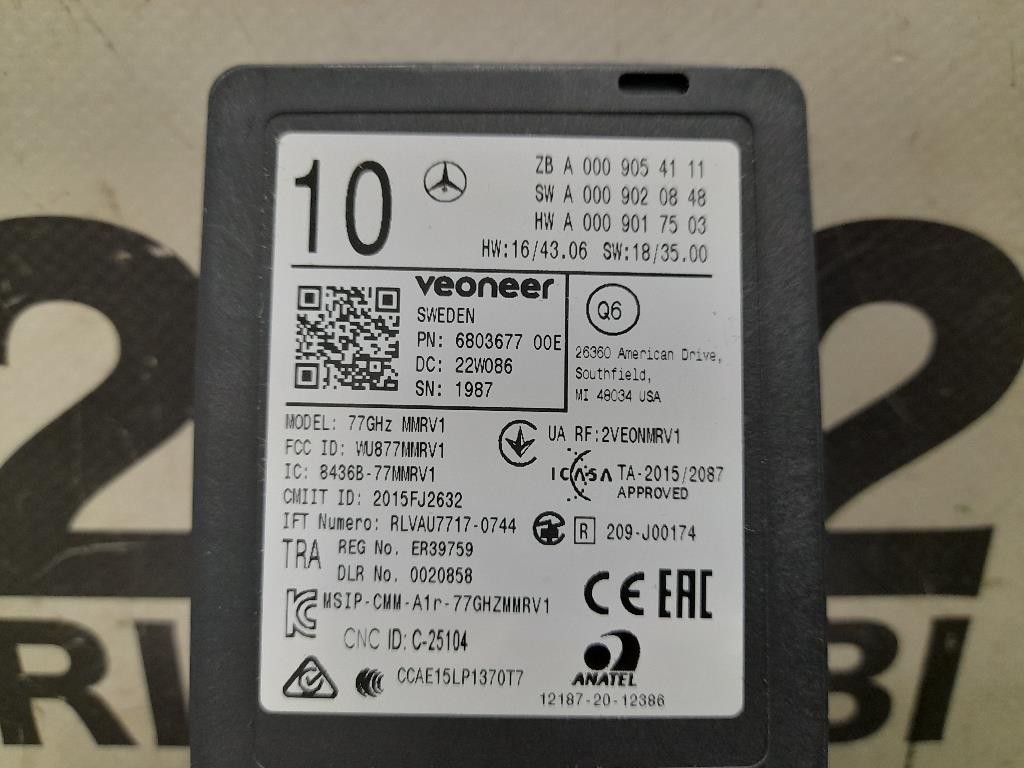 Cristallo Scendente Porta ANT DX 43R00049 Kia CEED III 2018