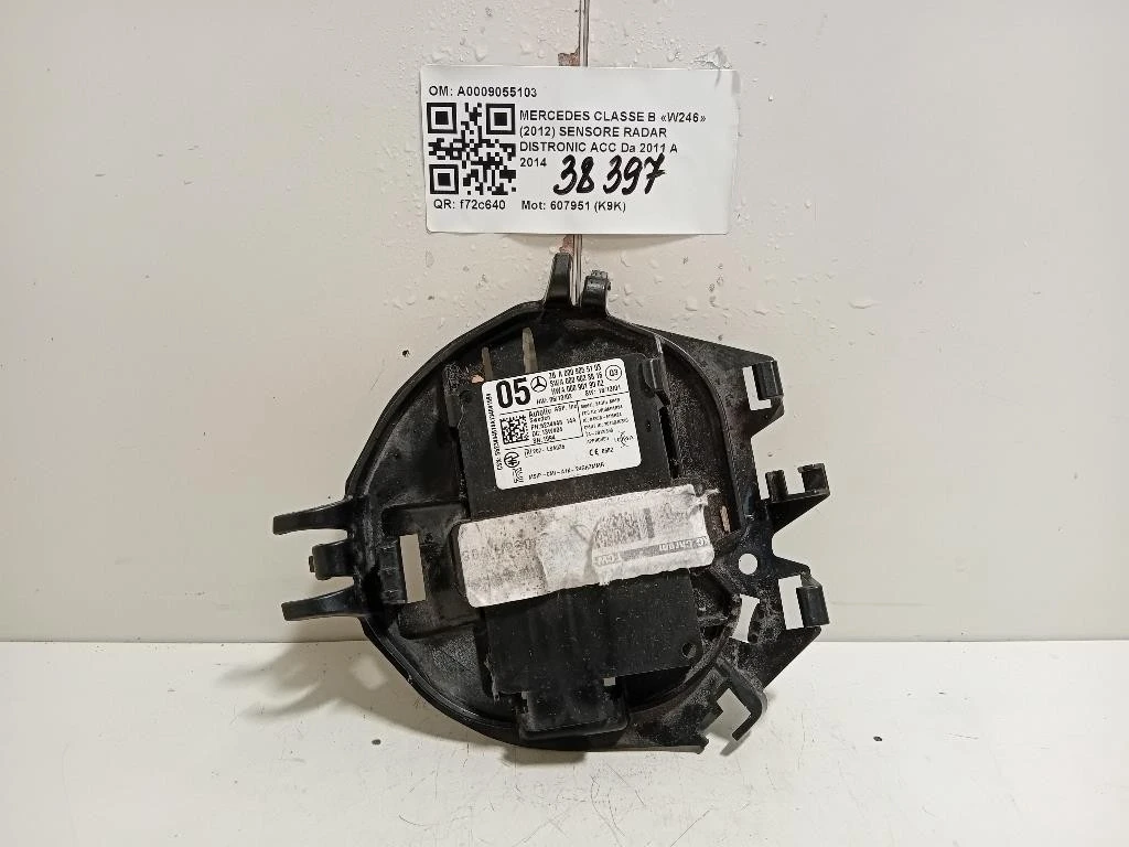 Sensore Radar Distronic ACC A0009055103 Mercedes Classe B W246 2012