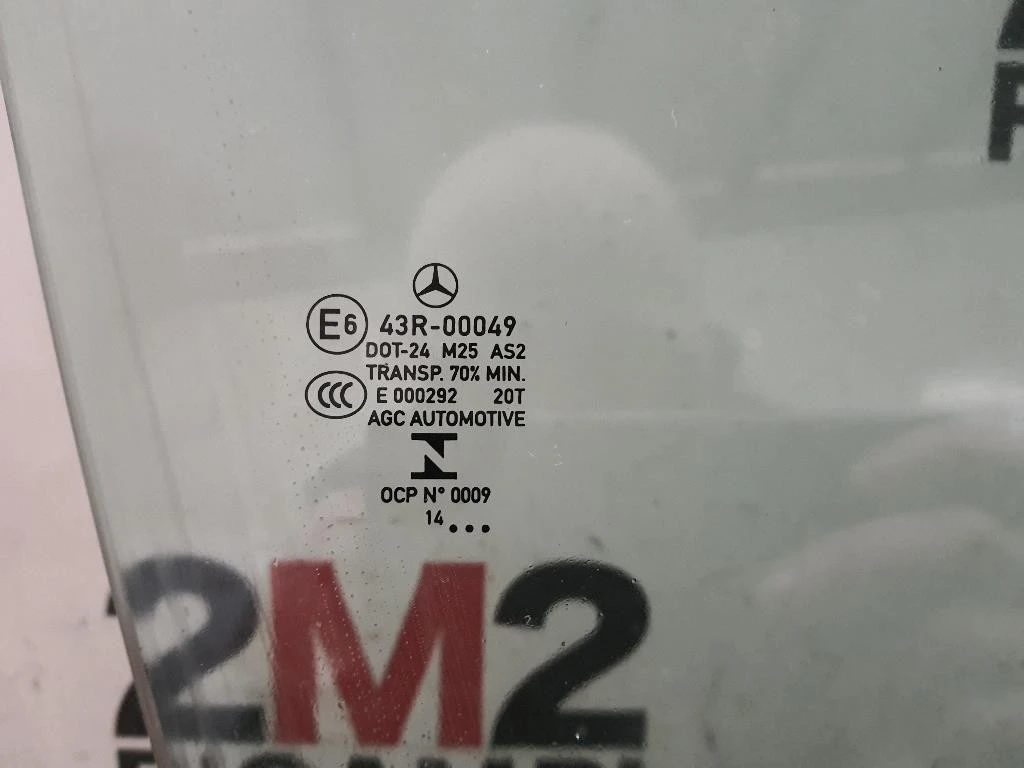 Cristallo Scendente Porta ANT DX A1767250410 Mercedes Classe A W176 2013