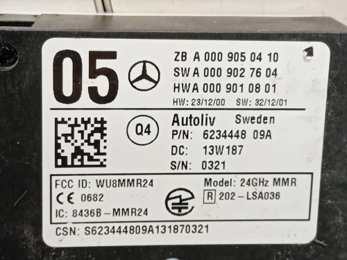 Cristallo Scendente Porta ANT DX A1777253800 Mercedes Classe A W177 2018