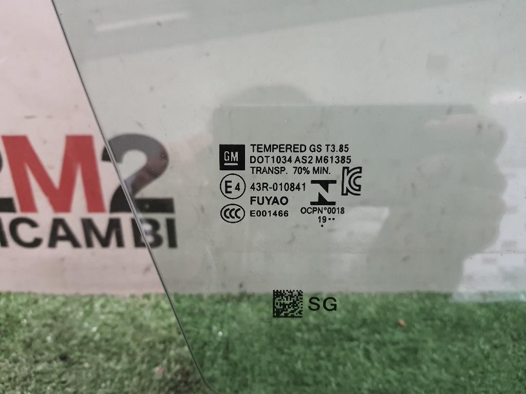 Cristallo Scendente Porta ANT DX 13412496 Opel Astra K 2019