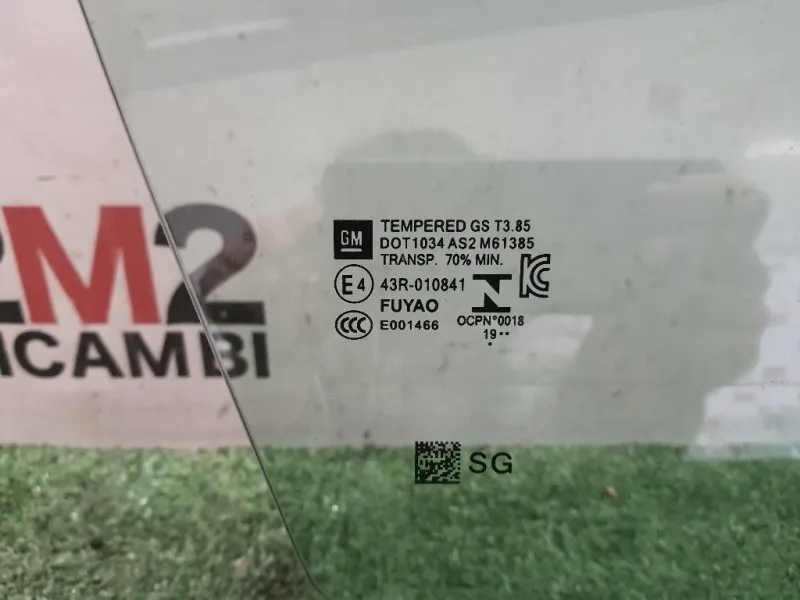 Cristallo Scendente Porta ANT DX 13412496 Opel Astra K 2019