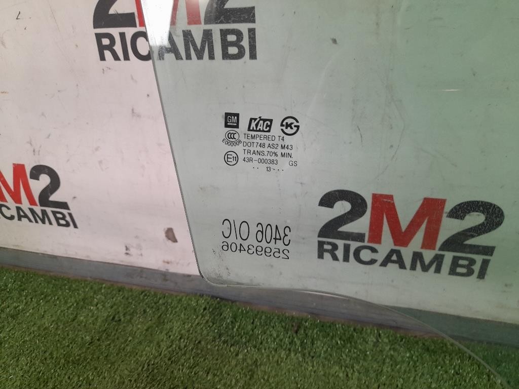 Cristallo Scendente Porta ANT DX 25993406 Opel Mokka 2013