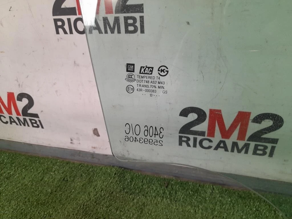 Cristallo Scendente Porta ANT DX 25993406 Opel Mokka 2013