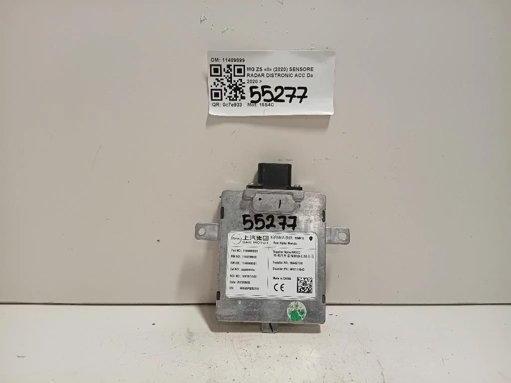 Sensore Radar Distronic ACC 11489899 Mg ZS II 2020