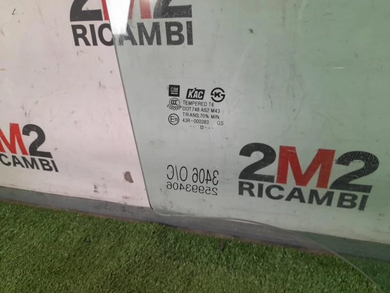 Cristallo Scendente Porta ANT DX 25993406 Opel Mokka 2013