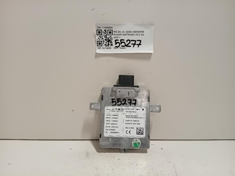 Sensore Radar Distronic ACC 11489899 Mg ZS II 2020