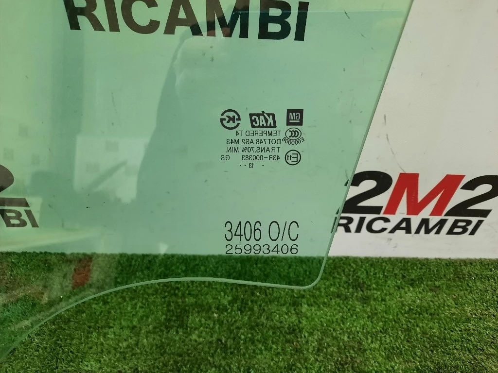 Cristallo Scendente Porta ANT DX 25993406 Opel Mokka 2013