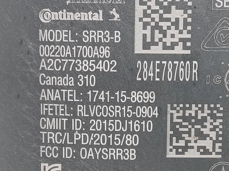 Sensore Radar Distronic ACC A2C77385402 Renault CLIO V 2019