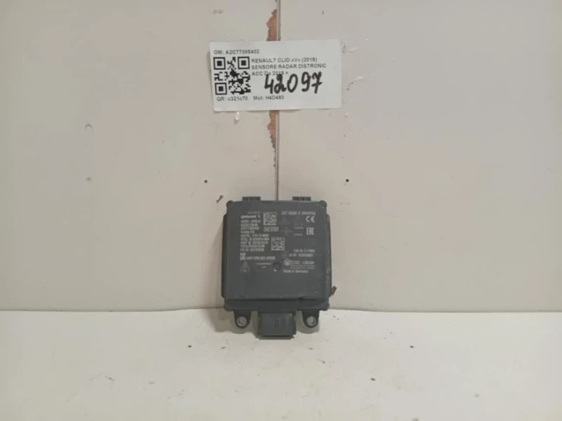 Sensore Radar Distronic ACC A2C77385402 Renault CLIO V 2019