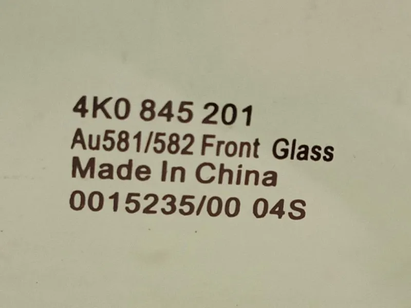 Cristallo Scendente Porta ANT SX 4K0 845 201 Audi A6 4a5c8 Avant 2018