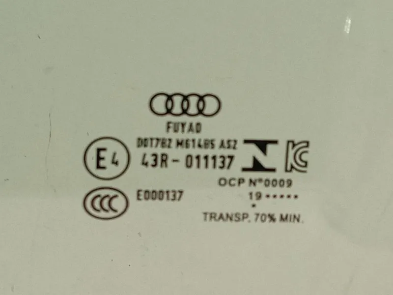 Cristallo Scendente Porta ANT SX 4K0 845 201 Audi A6 4a5c8 Avant 2018