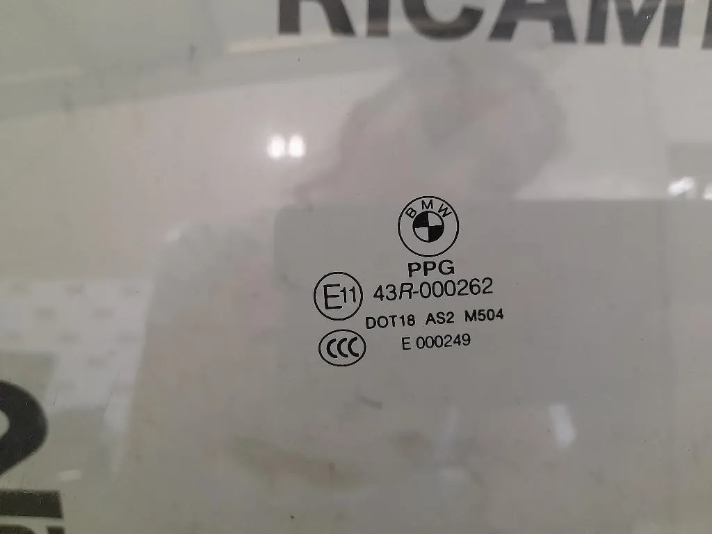 Cristallo Scendente Porta ANT SX 51337016641 Bmw Z4 E85 Cabrio 2003