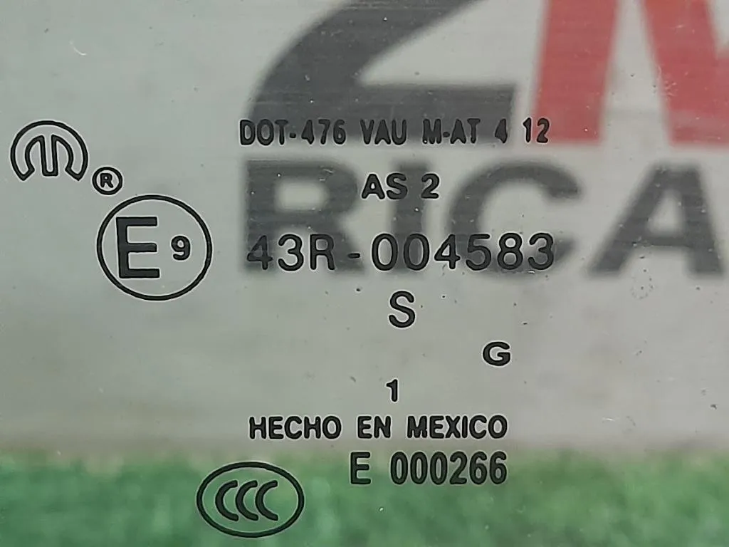 Cristallo Scendente Porta ANT SX 43R004583 Fiat Freemont 2011